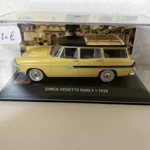Haute Performance SIMCA Vedette Marly jaune et noire de 1959