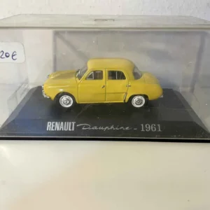 Huile moteur synthétique Renault Dauphine jaune de 1961