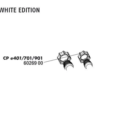 JBL CP e4/7/901 Contre-écrou racc. tuyau 2x WHITE*