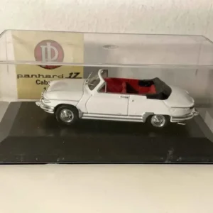 Panhard PL 17 cabriolet blanche de 1961 (boite plexi) - Compatible Directe