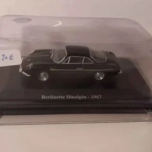 Premium Renault Alpine Berlinette Dinalpin noire de 1967
