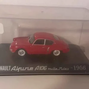 Renault Alpine A106 Mille Miles rouge de 1956 (grande boite plexi) | Livraison Rapide
