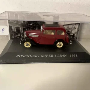 Siège auto groupe Rosengart super 5 LR4N rouge foncé/bordeaux de 1938