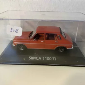 Simca 1100 TI rouge orangée avec Capteur de pression