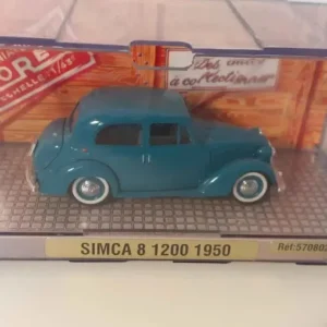 Simca 8 1200 bleue de 1950 (Norev)