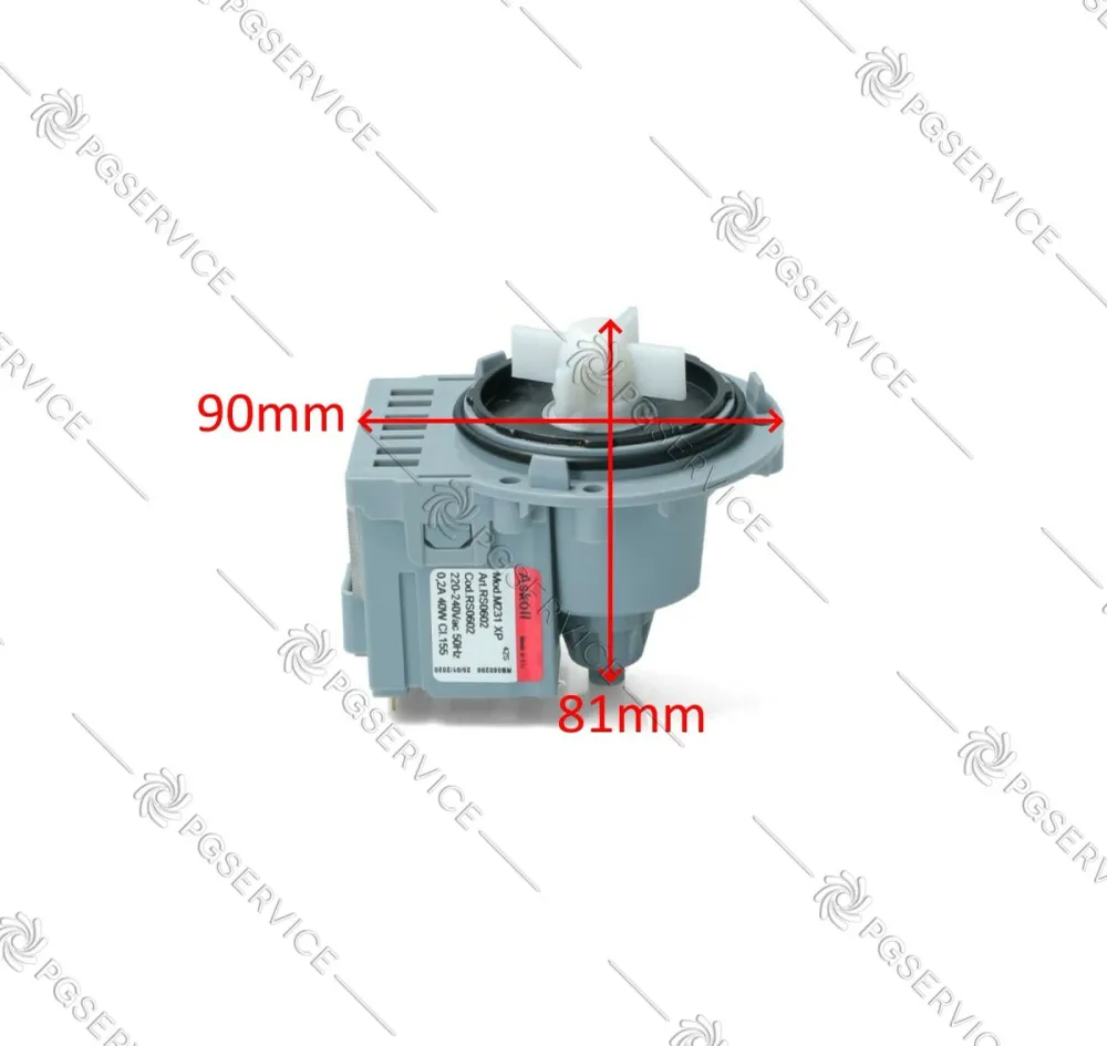 Askoll Pompe Échappement M231XP 40W Machine à Laver Candy Hoover Electro Remous SKL