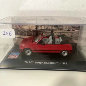 Talbot Samba cabriolet rouge de 1983 pour Hommes