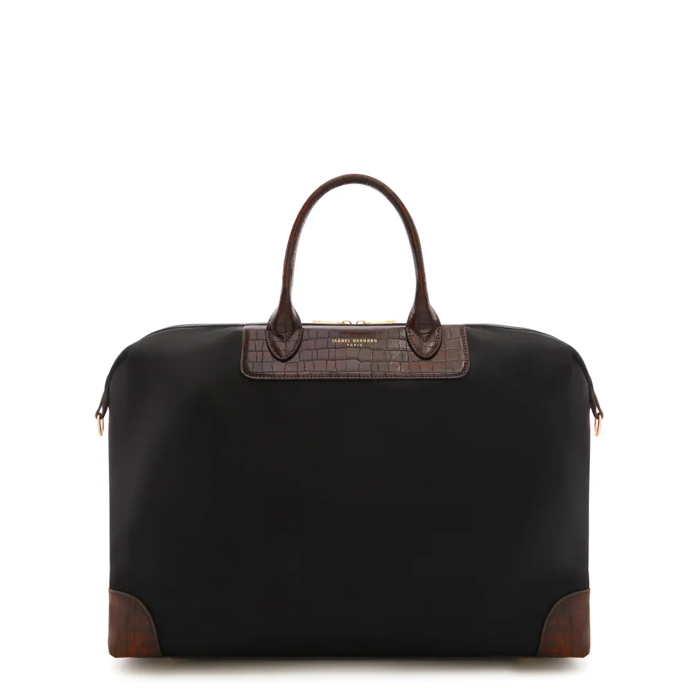Du Louvre Celie sac de week-end noir léger (36L)