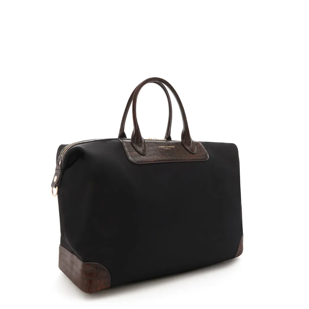 Du Louvre Celie sac de week-end noir léger (36L)