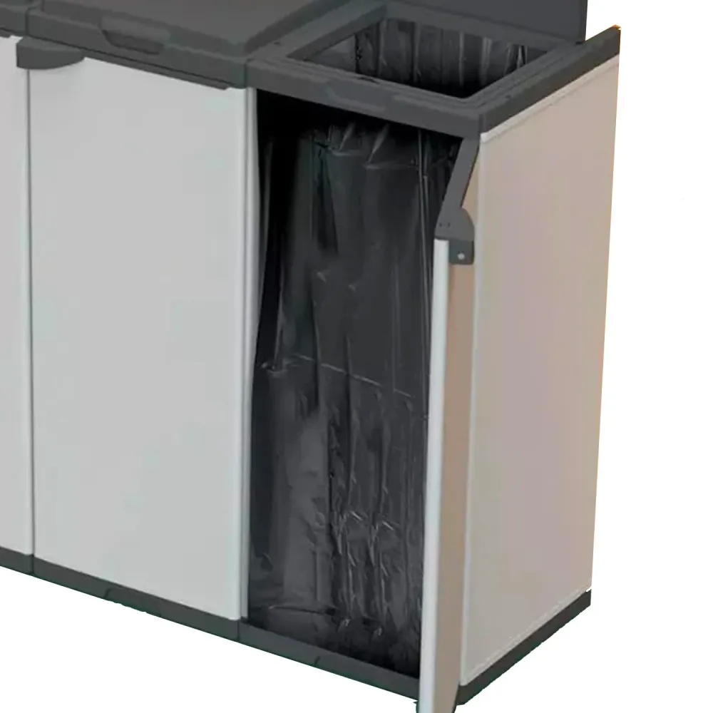Mobile Portasacco Tris per Raccolta Differenziata 80L