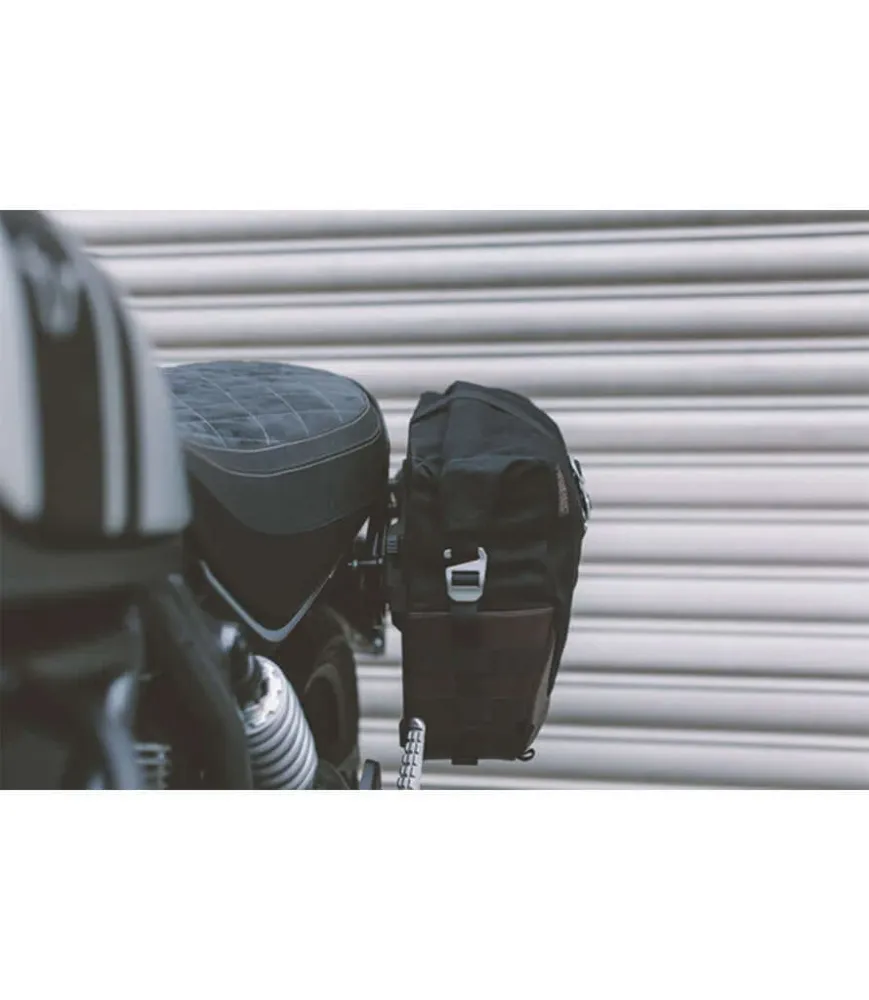 Sacoche Sw Motech Noir jais Édition + Cadre pour Interceptor/Continental GT - Côté Droit