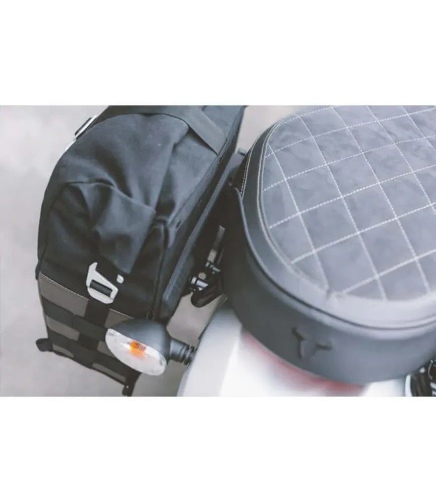Sacoche Sw Motech Noir jais Édition + Cadre pour Interceptor/Continental GT - Côté Droit