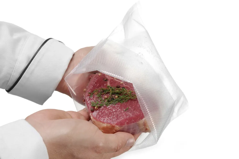 Sacs sous vide Hendi avec relief - Sacs sous vide - 150 x 250 mm - Convient aux machines de mise sous creux FoodSaver