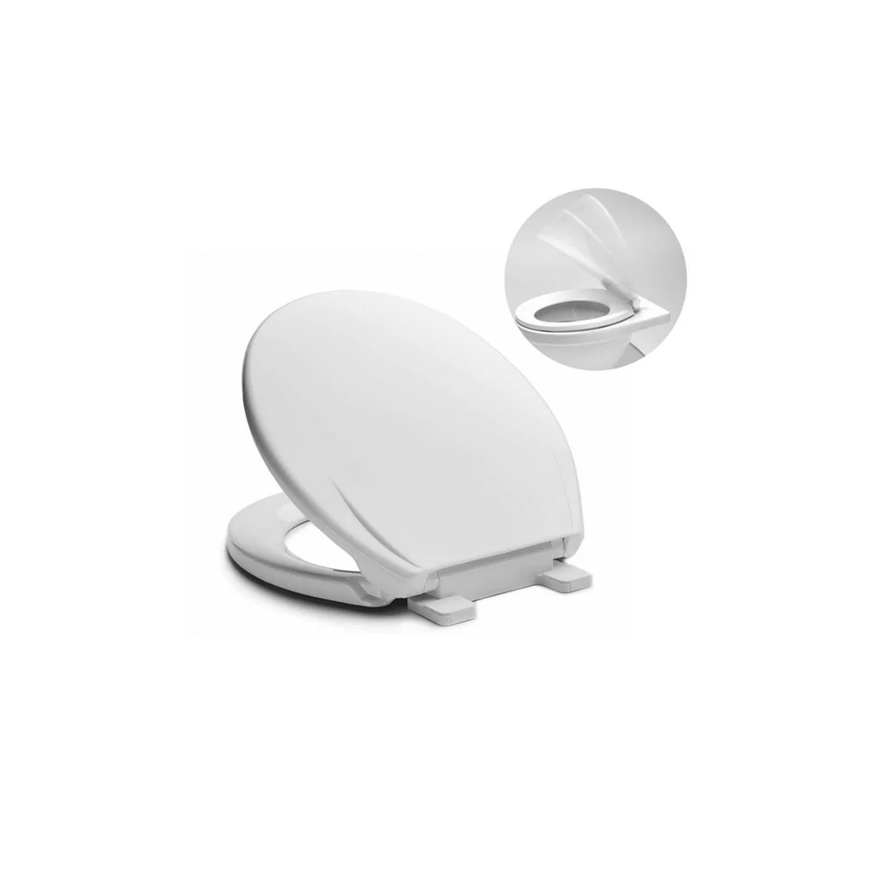 Siège WC universel airbag de Metaform avec chute freinée charnières en ABS