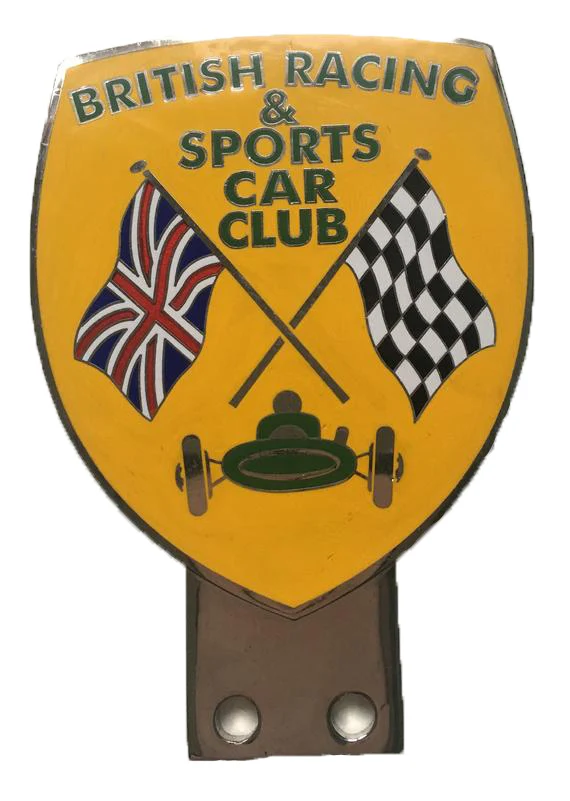 BADGE BRITISH RACING AND SPORTS CAR CLUB