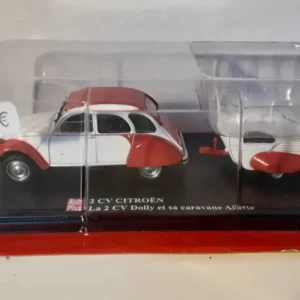 Certifié CE Citroën 2 CV Dolly et sa caravane ailette