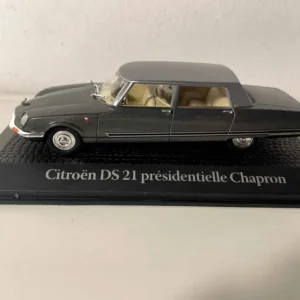 Citroën DS 21 Présidentielle Chapron grise (collection voiture de chefs d'état) - 22mm/25mm/28mm