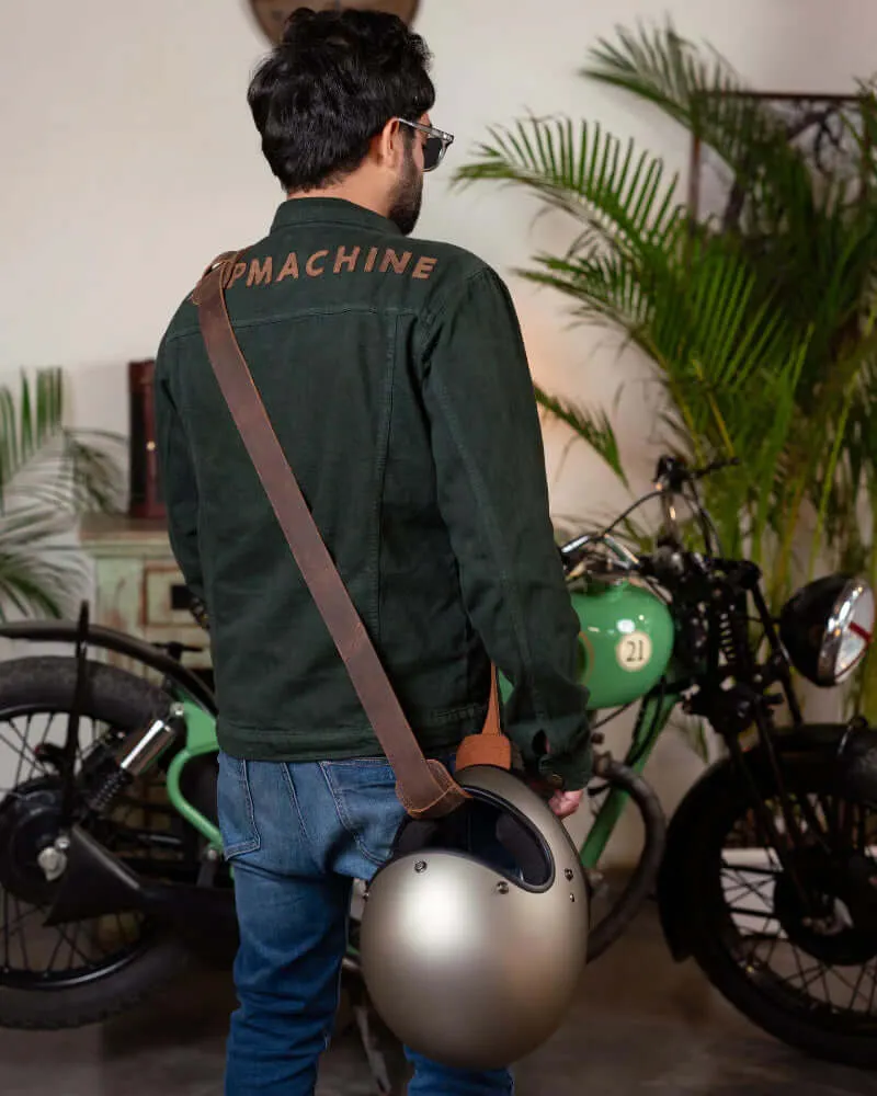Couvre-selle imperméable Umhängetasche für Helm Braun Trip Machine
