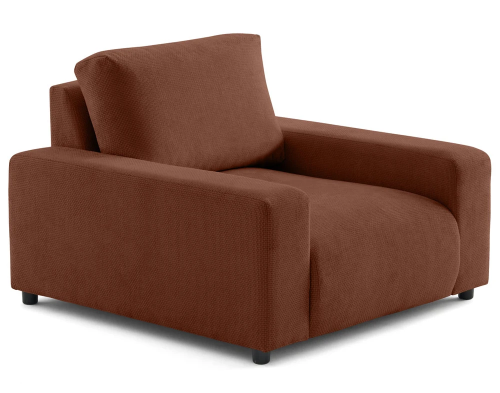 Pivoine - fauteuil en velours texturé pour stockage extérieur