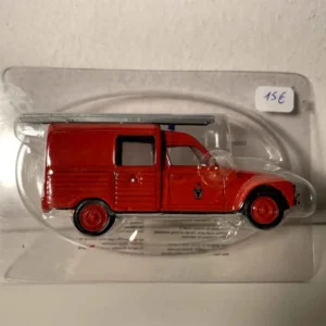 Racing Citroën Acadiane rouge POMPIERS Norev (sous blister)