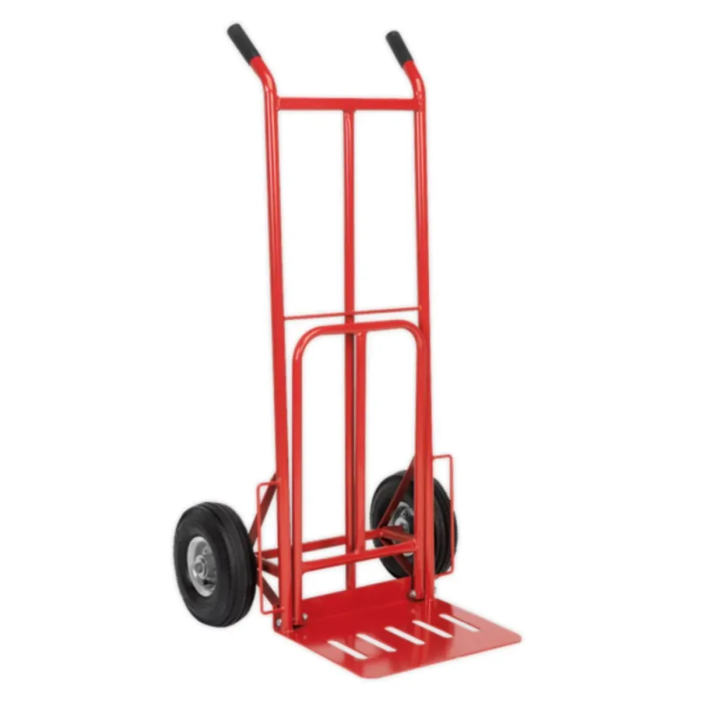 Sealey CST990 Folding Sack Truck 250kg Pneumatic Tyres
