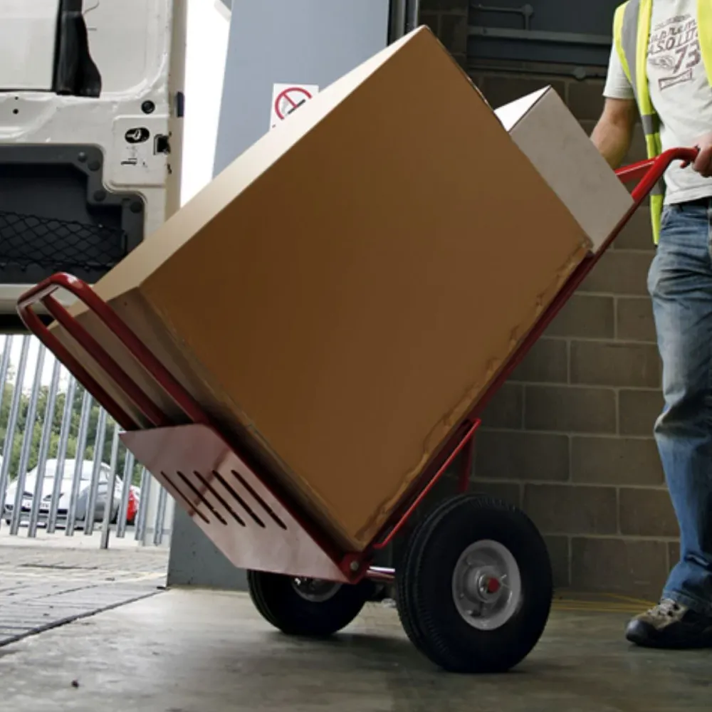 Sealey CST990 Folding Sack Truck 250kg Pneumatic Tyres