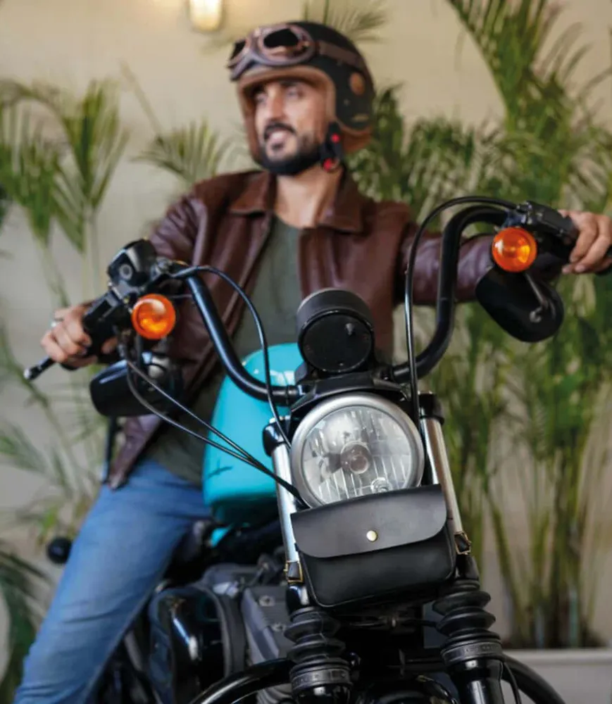 Tasche Moto "Sidekick" Schwarz - Multifunktional avec fixation universelle