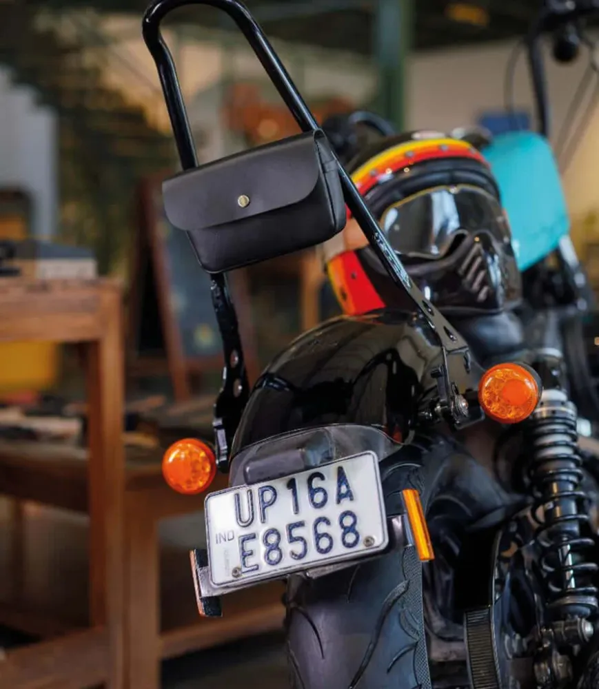 Tasche Moto "Sidekick" Schwarz - Multifunktional avec fixation universelle