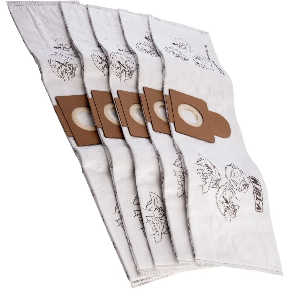 V-TUF VTM101 M-Class Vacuum Dust Bags Pack 5 pour toutes saisons