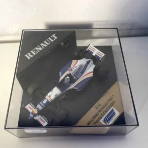 Williams Renault FW17 bleue et blanche numéro 6 (Formule 1) - boite carrée N°236 Compatible avec la plupart des modèles