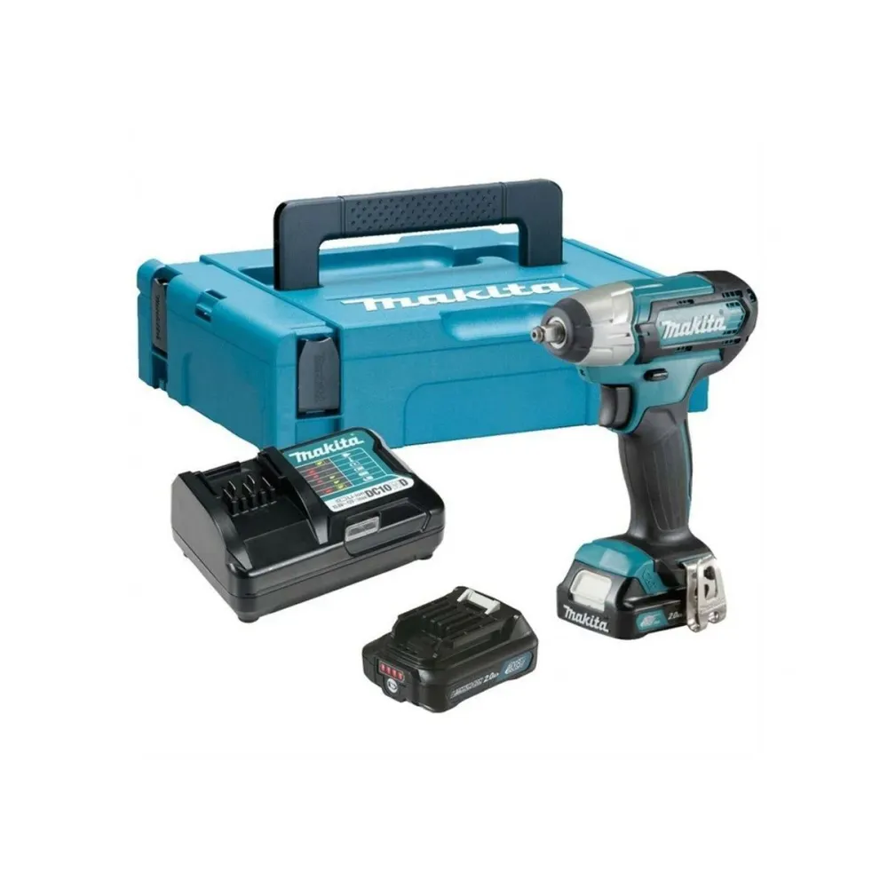 Makita TW140DWAE 12V max CXT 3/8'' Impact Wrench 2 x 2.0Ah Batteries, Charger & Carrying Case