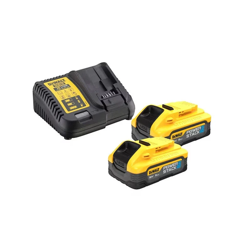 Pack 2 outils 18V DEWALT DCK2050H2T-QW : perceuse DCD805 et boulonneuse DCF850 Brushless avec coffret et 2 batteries 5,0 A...
