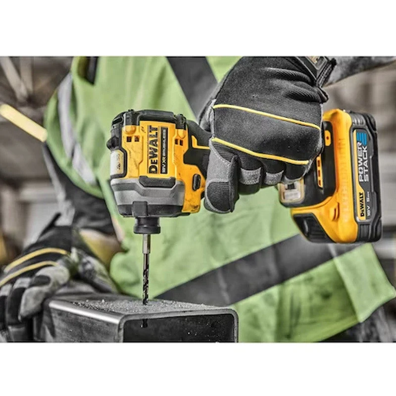 Pack 2 outils 18V DEWALT DCK2050H2T-QW : perceuse DCD805 et boulonneuse DCF850 Brushless avec coffret et 2 batteries 5,0 A...