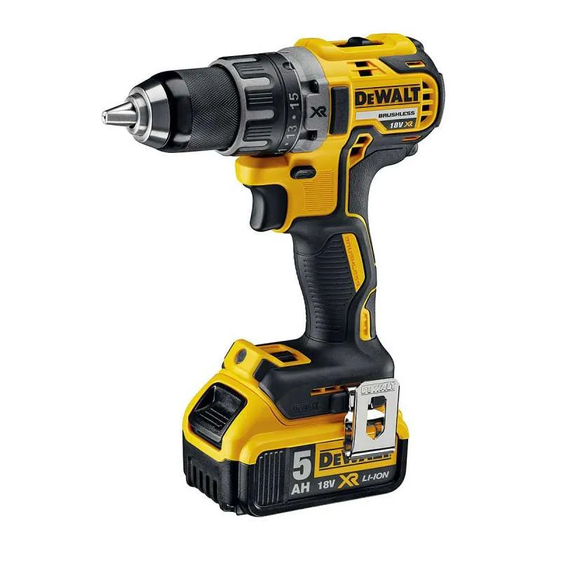 Perceuse-visseuse réduit 18V DEWALT DCD791P2-QW avec coffret et 2 batteries 5,0 Ah
