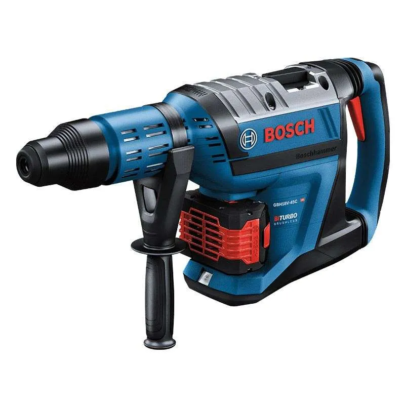 Perforateur sans-fil Bi turbo BOSCH 0611913002 - GBH 18V-45 C Qualifié SDS max + 2 batteries 2x12Ah