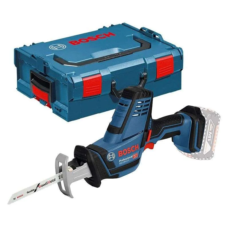 Scie Sabre sans fil BOSCH 06016A5001 GSA 18 V-LI C De métier (vendu sans batterie) + L-Boxx