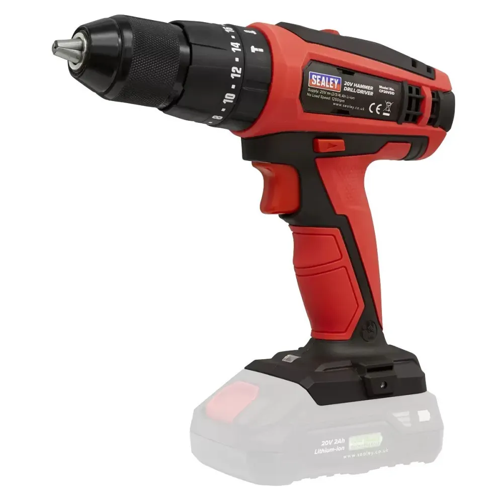 Sealey CP20VCOMBO12 2x20V Autonome Router & Combi Drill Kit -2 Batteries