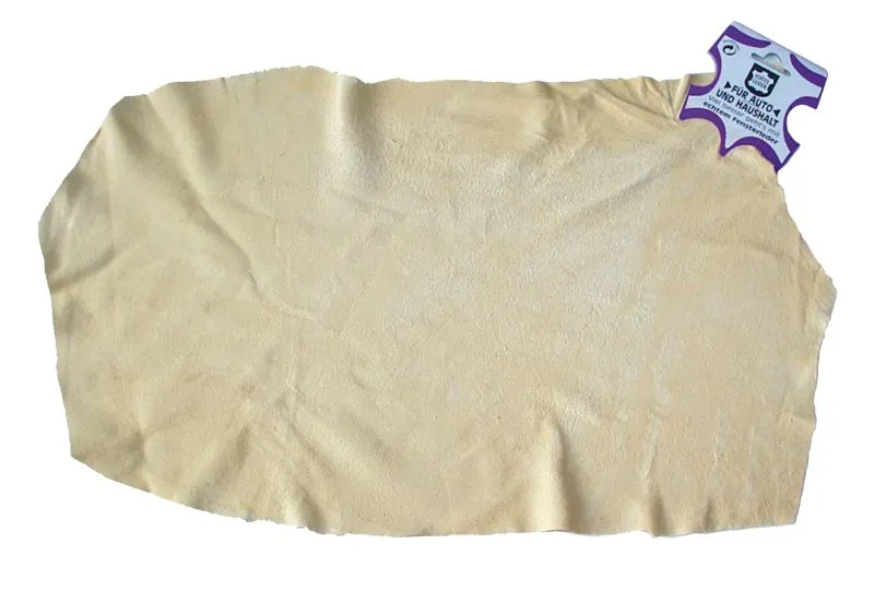 Cuir de chamois Busching forme rectangulaire média environ 55 x 37 cm FL-555 commander à bas prix