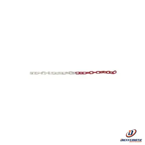 Catena D'acciaio Bicolore Bianco / Rosso Allmatic 64000404 Automazione Originale avec précision élevée