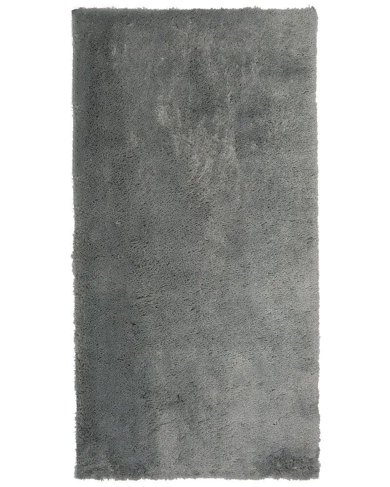 Vloerkleed tissu synthétique lichtgrijs 80 x 150 cm EVREN