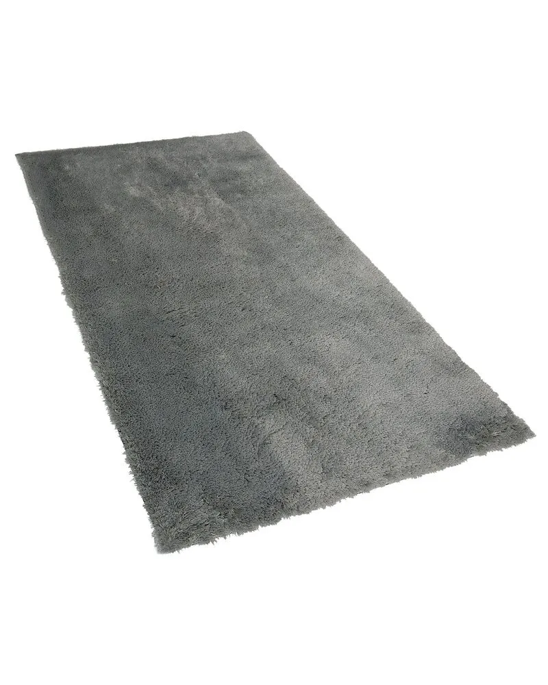 Vloerkleed tissu synthétique lichtgrijs 80 x 150 cm EVREN