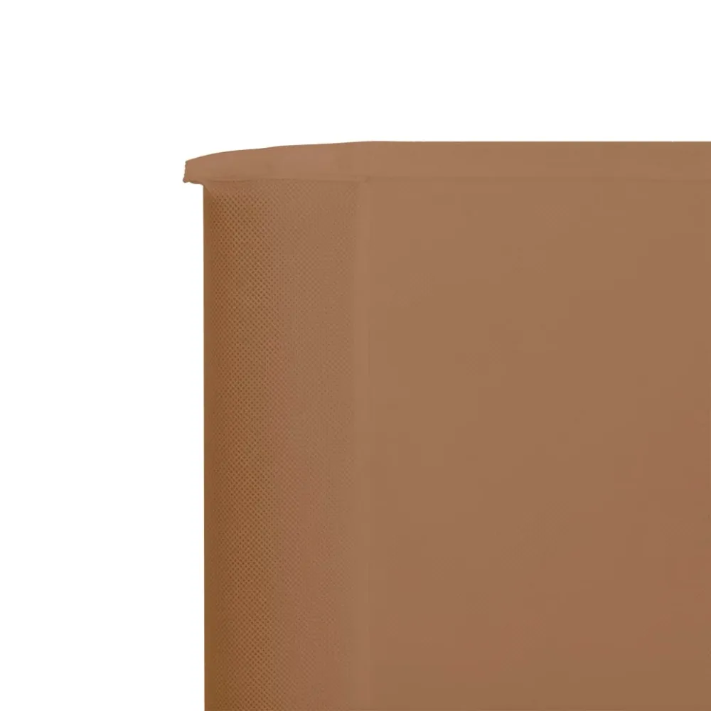 Brises-vue paravent 9 panneaux tissu 1200 x 160 cm taupe 02_0008864
