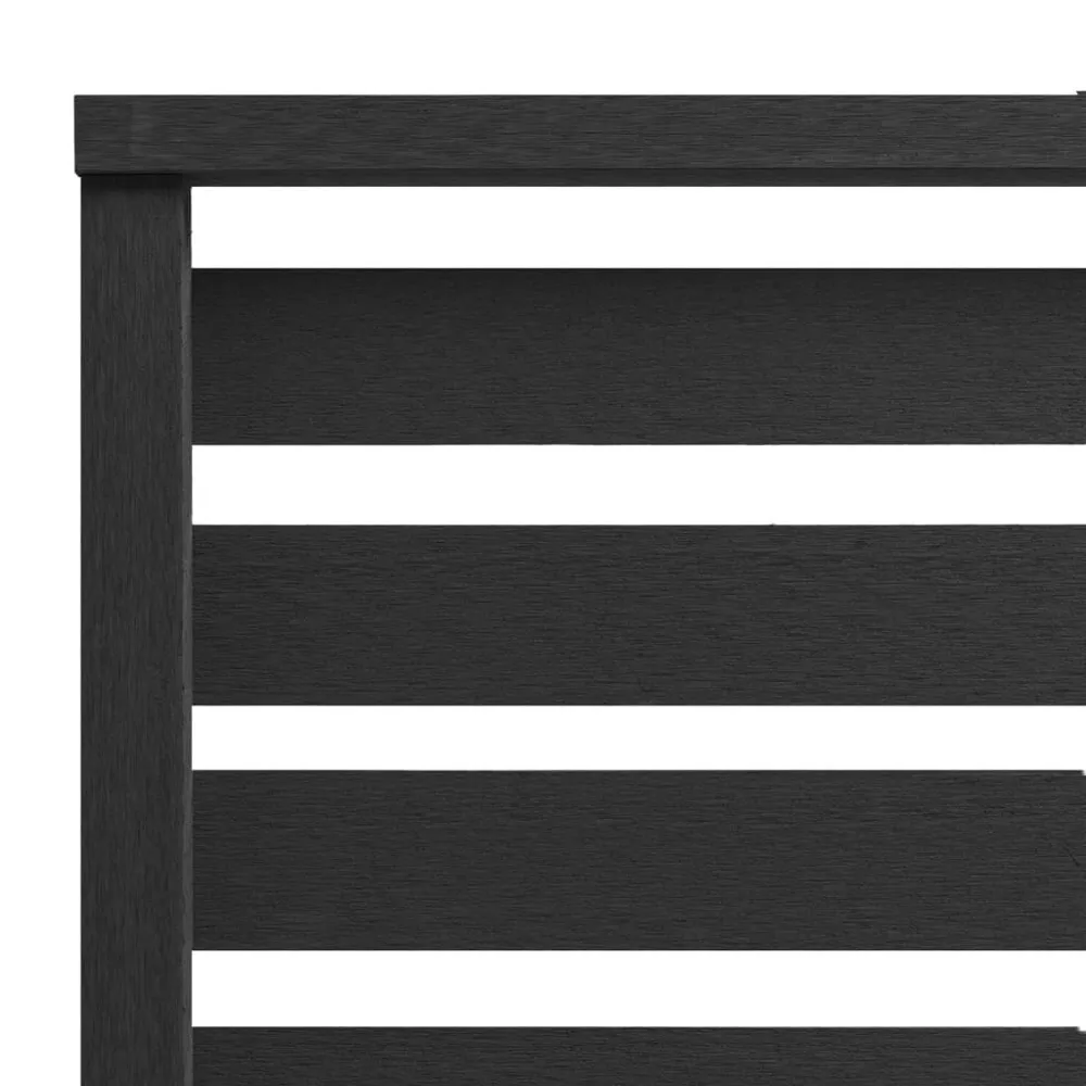Panneau de clôture WPC 180x180 cm Noir
