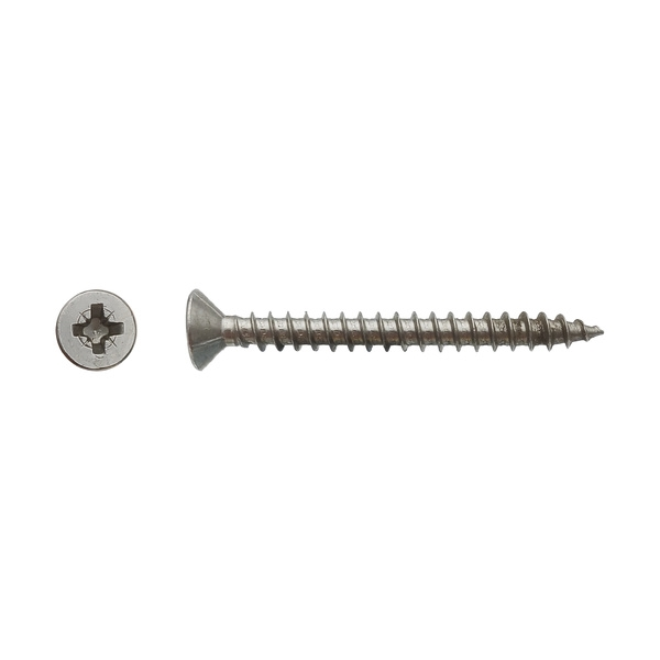 Vis pour panneaux agglomérés tête fraisée Pozidriv® Inox A2 - 4,5 x 35 mm - BIVI