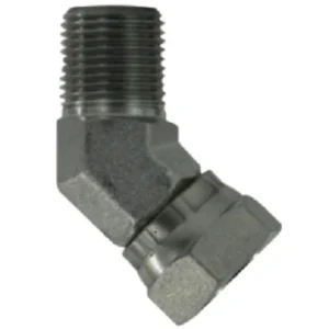 1-1/4" X 1-1/4" Male 45 Degree Union Elbow À rotation Adapter NPSM Hydraulics 15032020