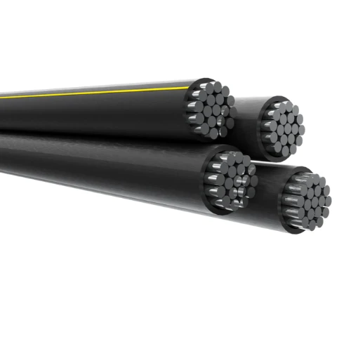 250' 4/0-4/0-4/0-4/0 Earlham Quadruplex En aluminium Conductor Underground Direct Burial 600V URD