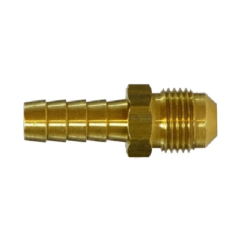5/16" Hose Barbed X 5/16" Male BSPT Hose Barb X Male Flare 45 Degree Adapter Hose Barb Laiton Fittings 32083