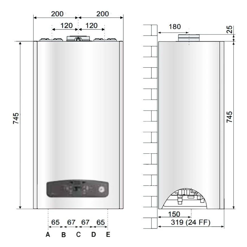 Ariston Chaudière à condensation Cares S 24kw