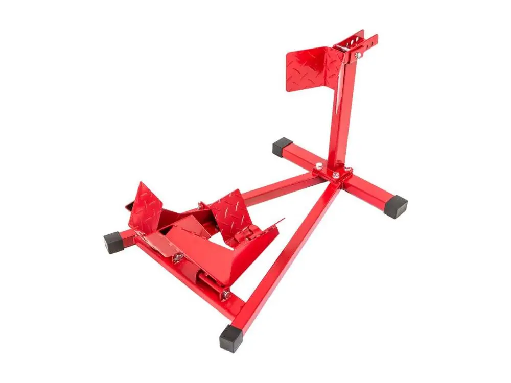 Béquille Moto Atelier et Transport Universelle S'adapte à aux pneus 17 - 21 pouces d'une largeur de 90 130 mm