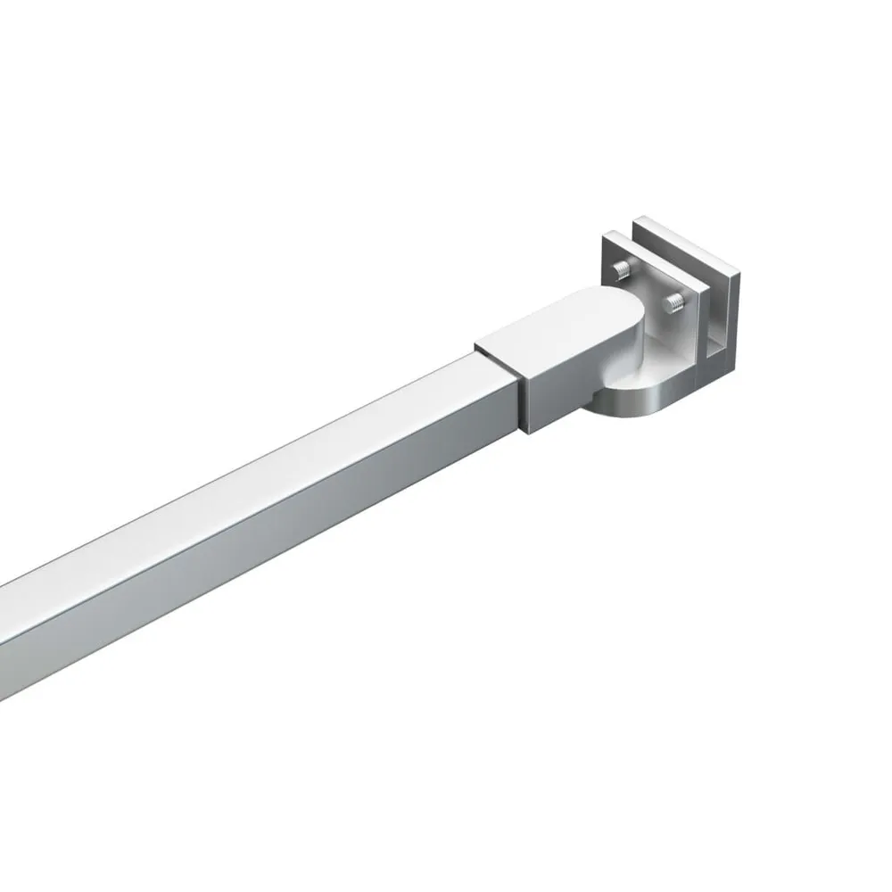 Bras de support pour enclos de bain Acier inoxydable 70-120 cm